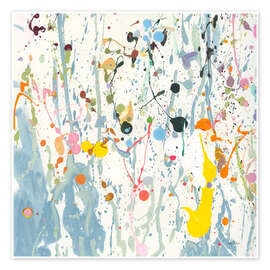 Wall art print Bright Splatter - Danhui Nai