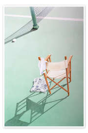 Wall art print Tennis in the morning - Michael Potter Studio