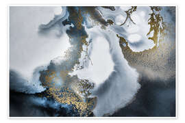 Wall art print Midnight Motion - Petra Meikle