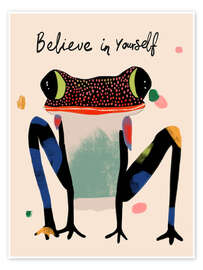 Wall art print Believe in Yourself - Artsy Sesta