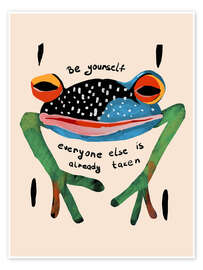 Wall art print Be Yourself - Artsy Sesta