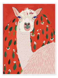 Wall art print Llama - Artsy Sesta