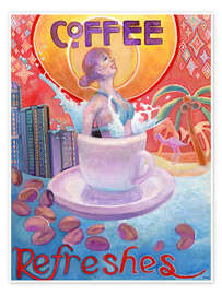 Poster Coffee Refreshes - Josh Byer