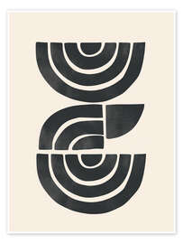 Wall art print Geometric Rhythm I - Branka Kodžoman