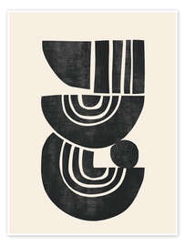 Wall art print Geometric Rhythm II - Branka Kodžoman