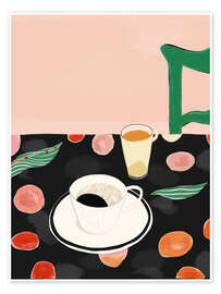 Wall art print Morning Coffee - Artsy Sesta