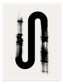 Wall art print Linear Story N°4 - Thoth Adan