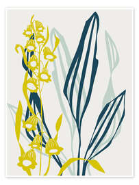 Wall art print Bellflower - Nordic Ease - Annick