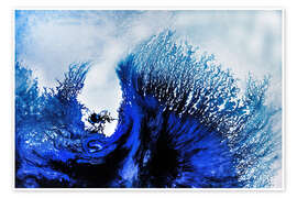 Wall art print Rhythmic Blues - Petra Meikle