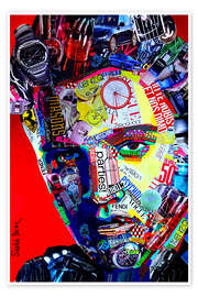 Wall art print Calling Elvis - Sasha Bom