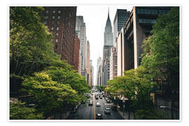 Poster In the Streets of New York II - Flo Klein