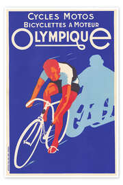 Wall art print Olympique Bicycles (French), 1931 - Vintage Advertising Collection