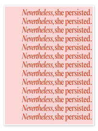 Poster Nevertheless - Typobox
