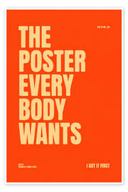 Poster The Poster Everybody Wants - Jonas Loose
