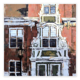 Wall art print House facade in the Dutch Quarter in Potsdam - Eduard Warkentin