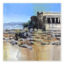 Wall art print The Acropolis of Athens - Eduard Warkentin