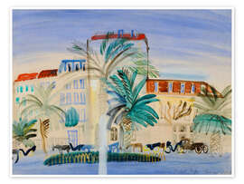 Wall art print Hotel in Cannes, 1925 - Raoul Dufy