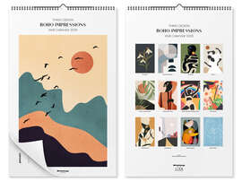 Wall art print Thing Design Calendar - Boho Impressions 2026 - ThingDesign