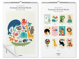 Wall calendar Andy Westface Calendar - Fantastic Animal World 2026 - Andy Westface