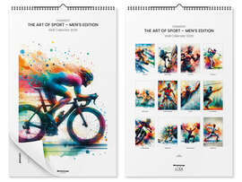 Wall calendar Nobelart Calendar - The Art Of Sport - Men's Edition 2026 - nobelart
