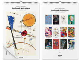 Wall calendar Kandinsky Calendar - Bauhaus &amp; Abstractions 2026 - Wassily Kandinsky