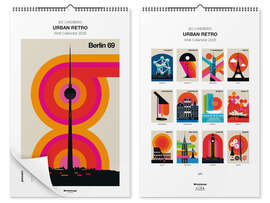 Wall art print Bo Lundberg Calendar - Urban Retro 2026 - Bo Lundberg