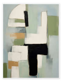 Wall art print Modern Block Study III - Branka Kodžoman