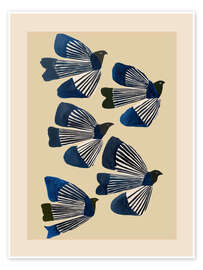 Wall art print Birds in Flight - Branka Kodžoman