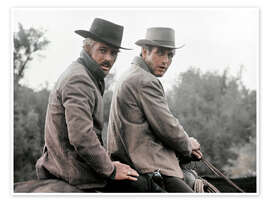 Poster Robert Redford and Paul Newman in the Wild West, 1969