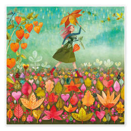 Wall art print Autumn love - Mila Marquis