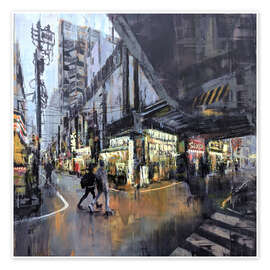 Wall art print Tokyo, where tradition meets modernity - Eduard Warkentin