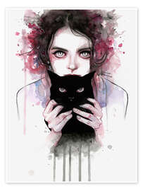 Wall art print Cat Lover - Tomasz Mro