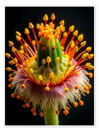 Wall art print Macrophotography of a flower pistil - nobelart