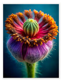 Wall art print Macrophotography of a flower pistil  II - nobelart