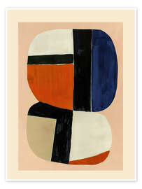 Wall art print Rhythm of Colour I - Branka Kodžoman