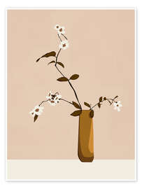 Wall art print Flowers in the Vase - Branka Kodžoman