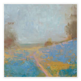 Wall art print Mustard Field - Elena Zolotnitsky