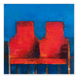 Wall art print Hot &amp; Hotter - Elena Zolotnitsky