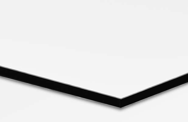 Aluminium print in detail