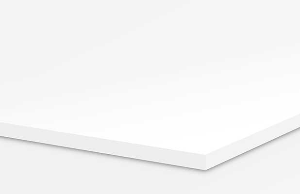 Foam board print in detail