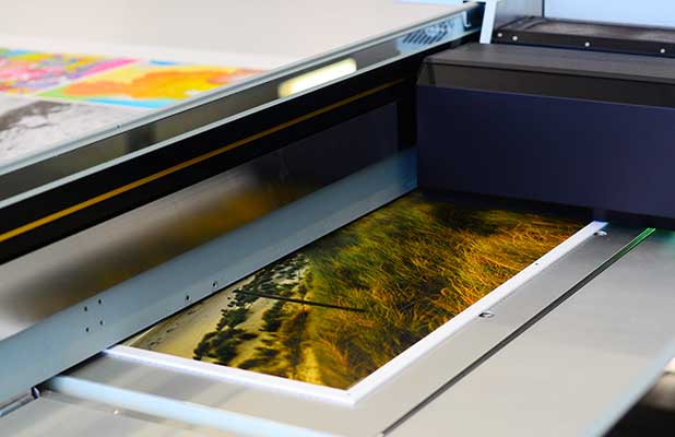 Foam board print production 1