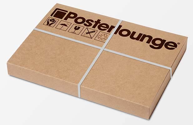 Foam board print packaging for large formats