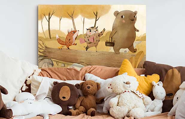 Wall art in a children’s room 2