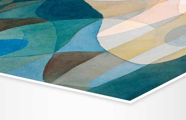 Poster printed with UV ink