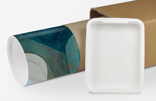 Wall sticker packaging for large formats