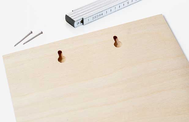 Hanging wood prints 1