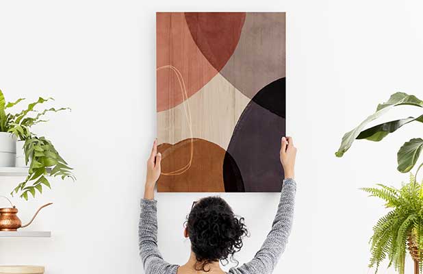 Hanging wood prints 2