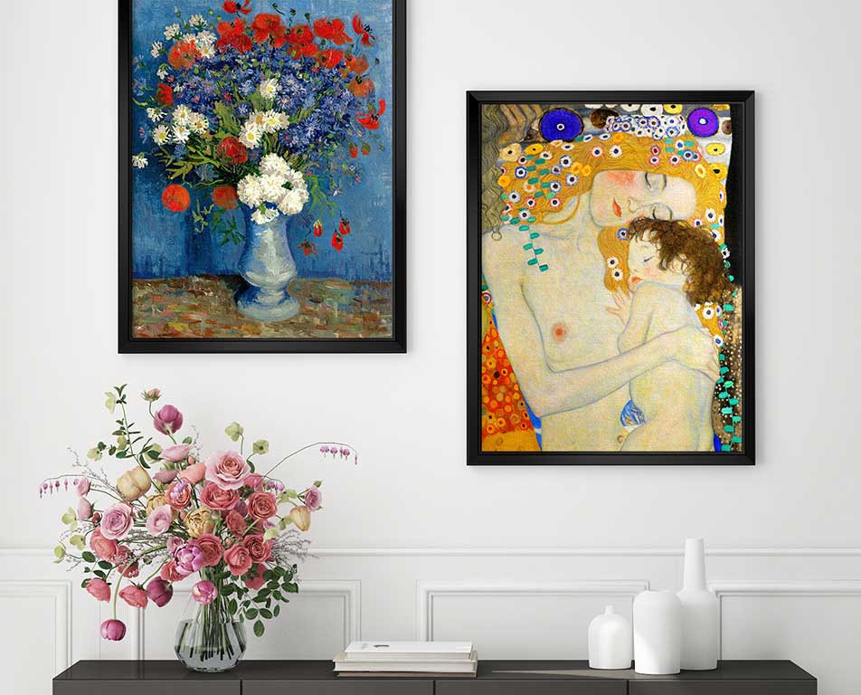Art prints on canvas