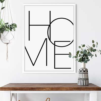 Scandinavian style canvas prints