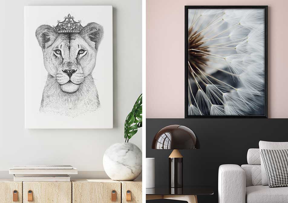 Canvas prints for the living room